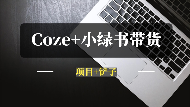 Coze+小绿书带货，项目+铲子【全流程拆解】-推咖网创